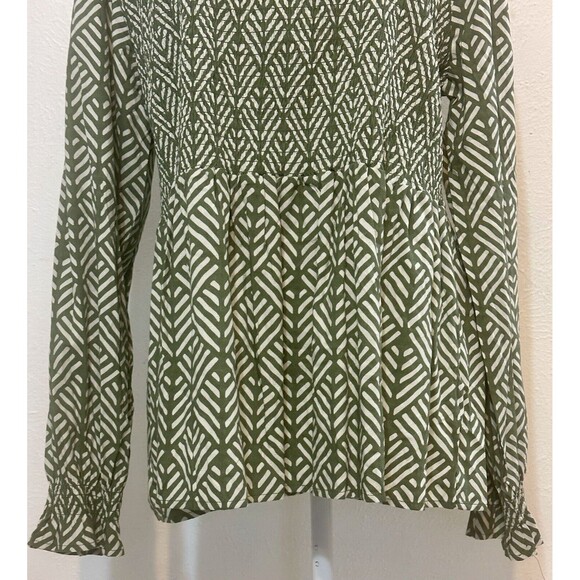 Michelle McDowell Size XXL Mills Peplum Babydoll Top Looking Up Vineyard Boho - Picture 4 of 13